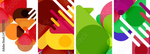 Geometric elements abstract backgrounds for wallpaper, business card, cover, poster, banner, brochure, header, website