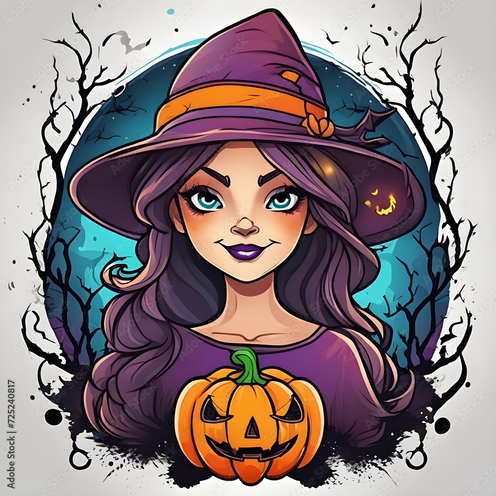 Halloween themed t shirt design ai generated Halloween themed t shirt design ai generated