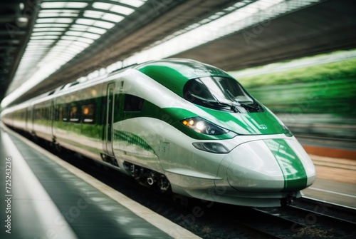 AI-Powered Speed Bullet Train Racing Ahead with Impressive Velocity