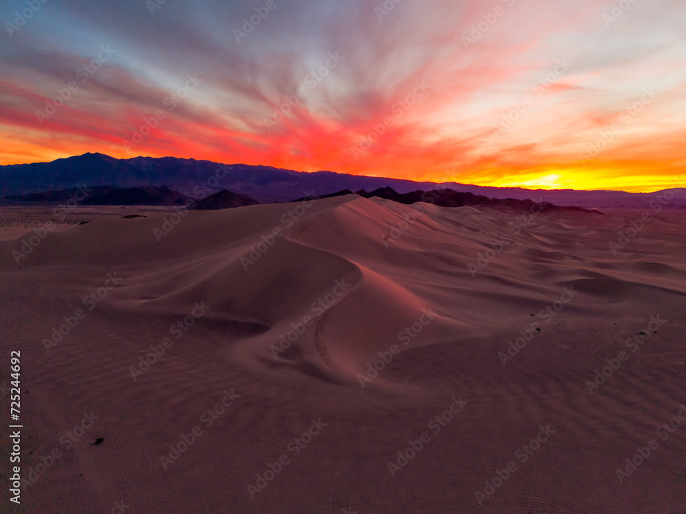 Desert Sunset Sand Dunes