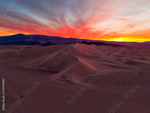 Desert Sunset Sand Dunes