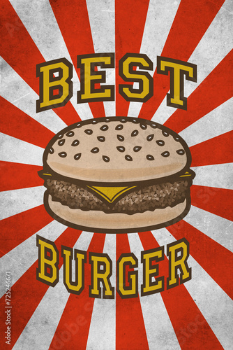 Burger Poster photo
