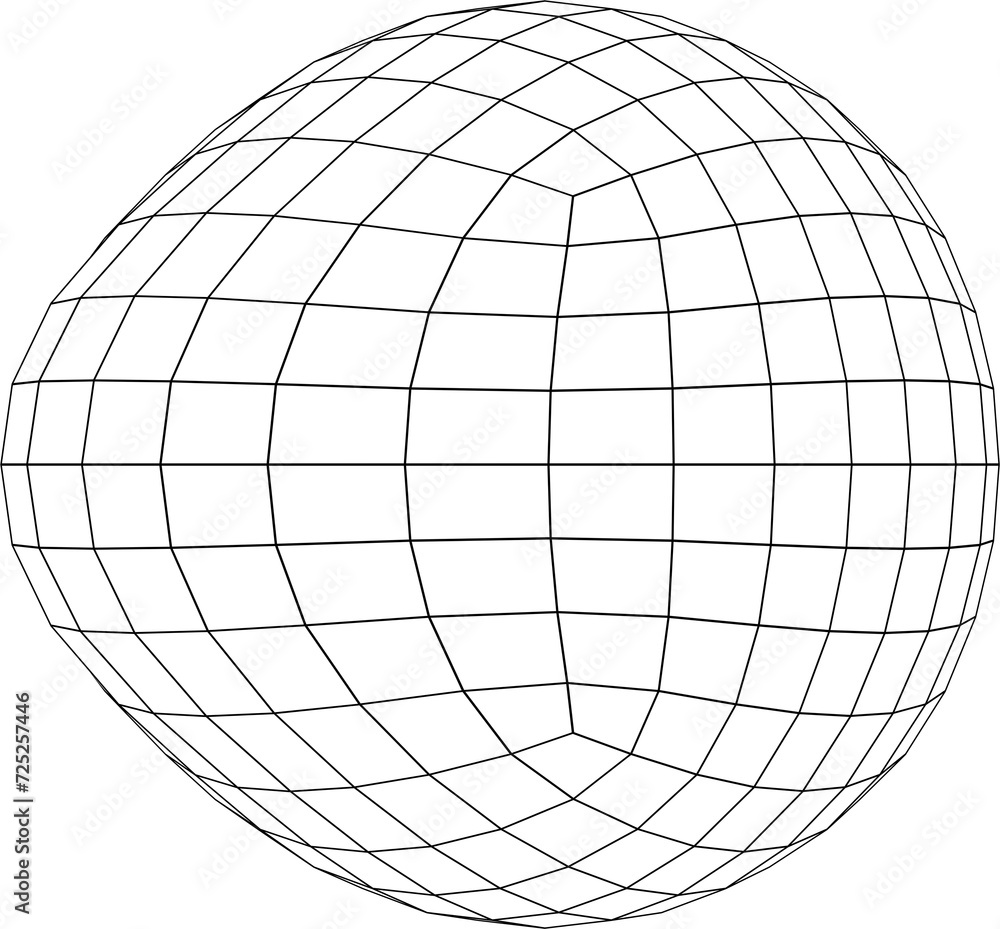 Abstract Geometry Wireframe Grid Illustration Abstract Geometry Wireframe Grid Illustration