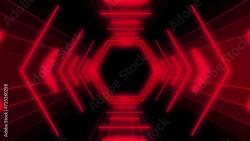 abstract red background DJ concert VJ loop animation 