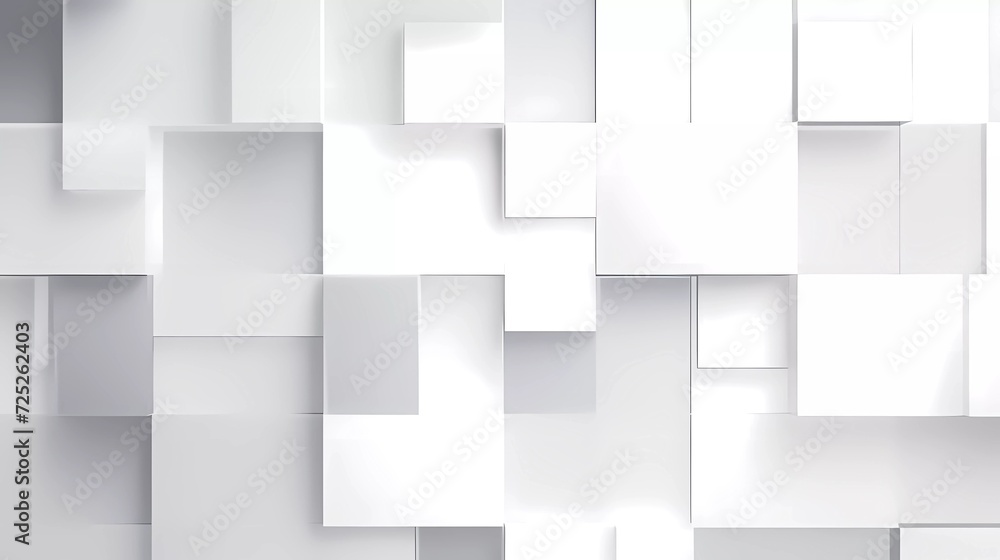 Abstract white and gray background, Geometric pattern. generative ai Abstract white and gray background, Geometric pattern. generative ai