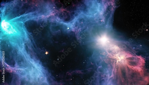 The particular Nebula. Digitally generated image