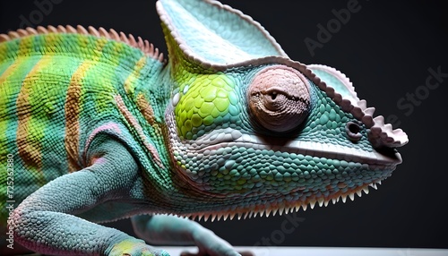 chameleon on a branch