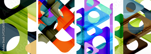 Abstract background set, showcasing a dynamic interplay of triangles. Fusion of modern design and geometric allure