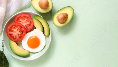 egg on plate healthy organic food