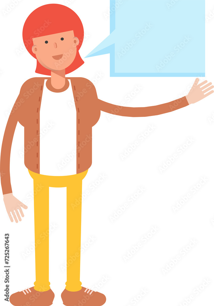 Hippie Man Character and Speech Bubble
Hippie Man Character and Speech Bubble