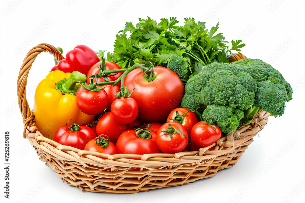 Photo set of various vegetables broccoli tomatoes Photo set of various vegetables broccoli tomatoes