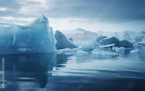 Frozen Reflection - The Iceberg's Mirror