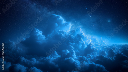 雲の上から眺める星空 © satoyama