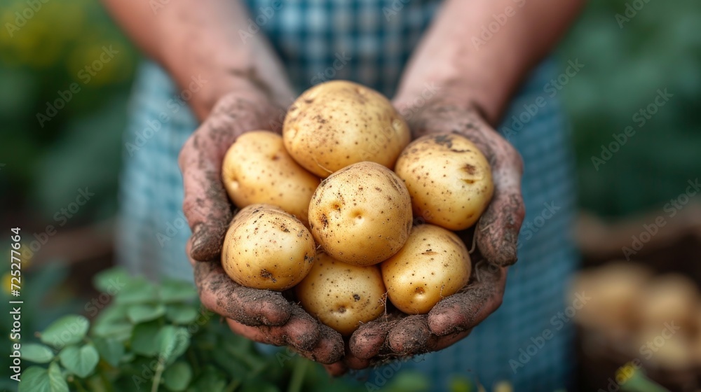 Fresh Potatoes Handheld Generative AI