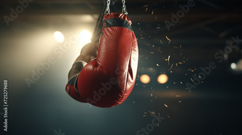 boxing gloves on the background of the sky © Creativemind93