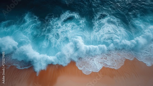 Ocean meets shore Generative AI © AlexandraRooss