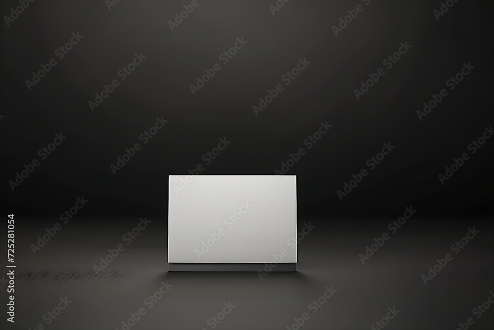 Black color blank business card mockup on black background, Realistic 3D and High-Quality Render Black color blank business card mockup on black background, Realistic 3D and High-Quality Render