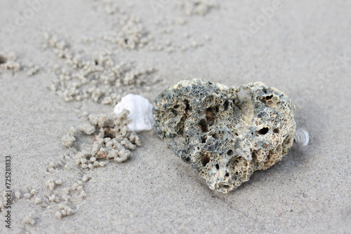 stone on the beach