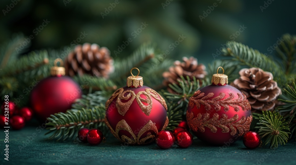 Christmas decorations - festive home decor Generative AI