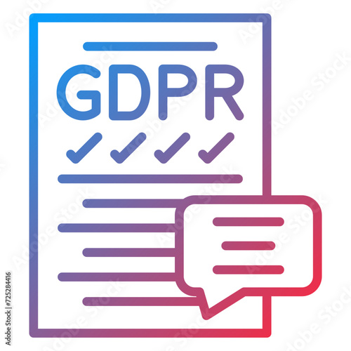 Gdpr Compliance Icon Style