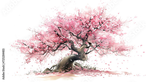 水彩桜の花 photo