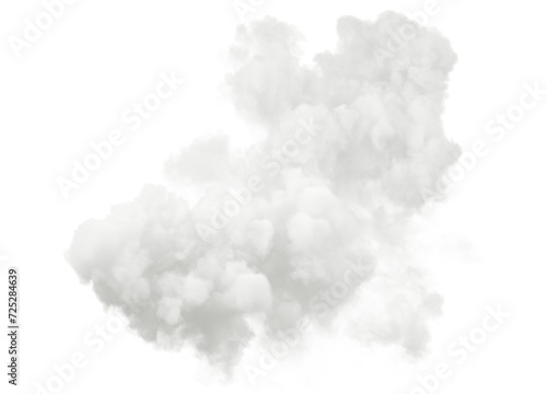 Serene Clouds on a Clear Day transparent backgrounds 3d rendering png