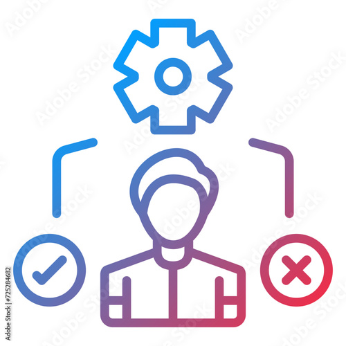 Decision Making Icon Style