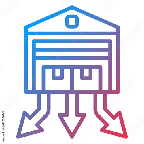 Distribution Center Icon Style