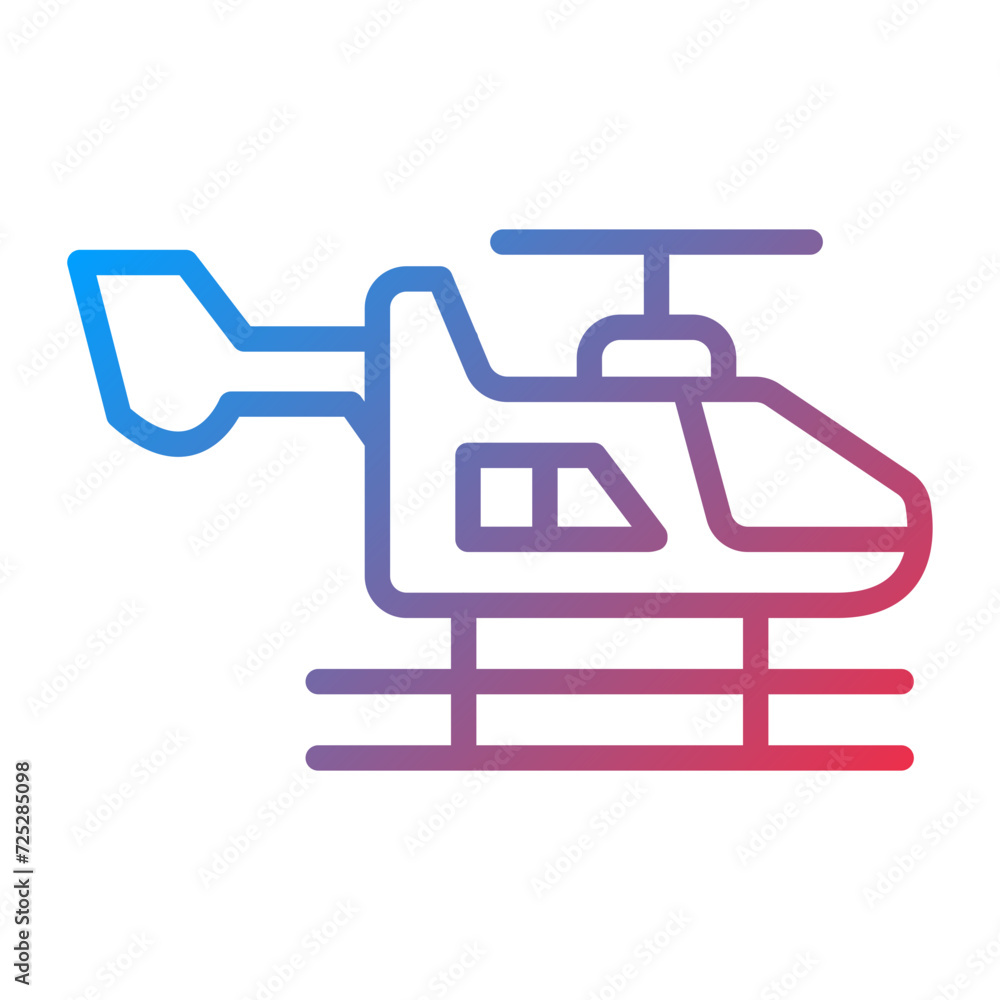 Helicopter Icon Style Helicopter Icon Style