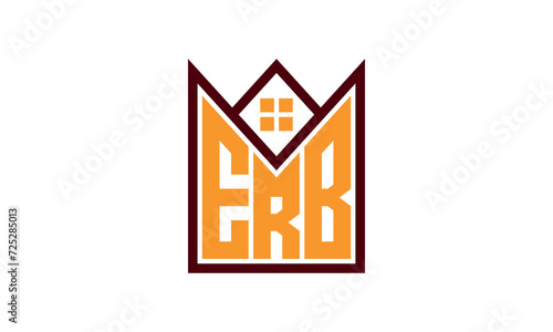 ERB initial letter real estate builders logo design vector. construction ,housing, home marker, property, building, apartment, flat, compartment, business, corporate, house rent, rental, commercial
