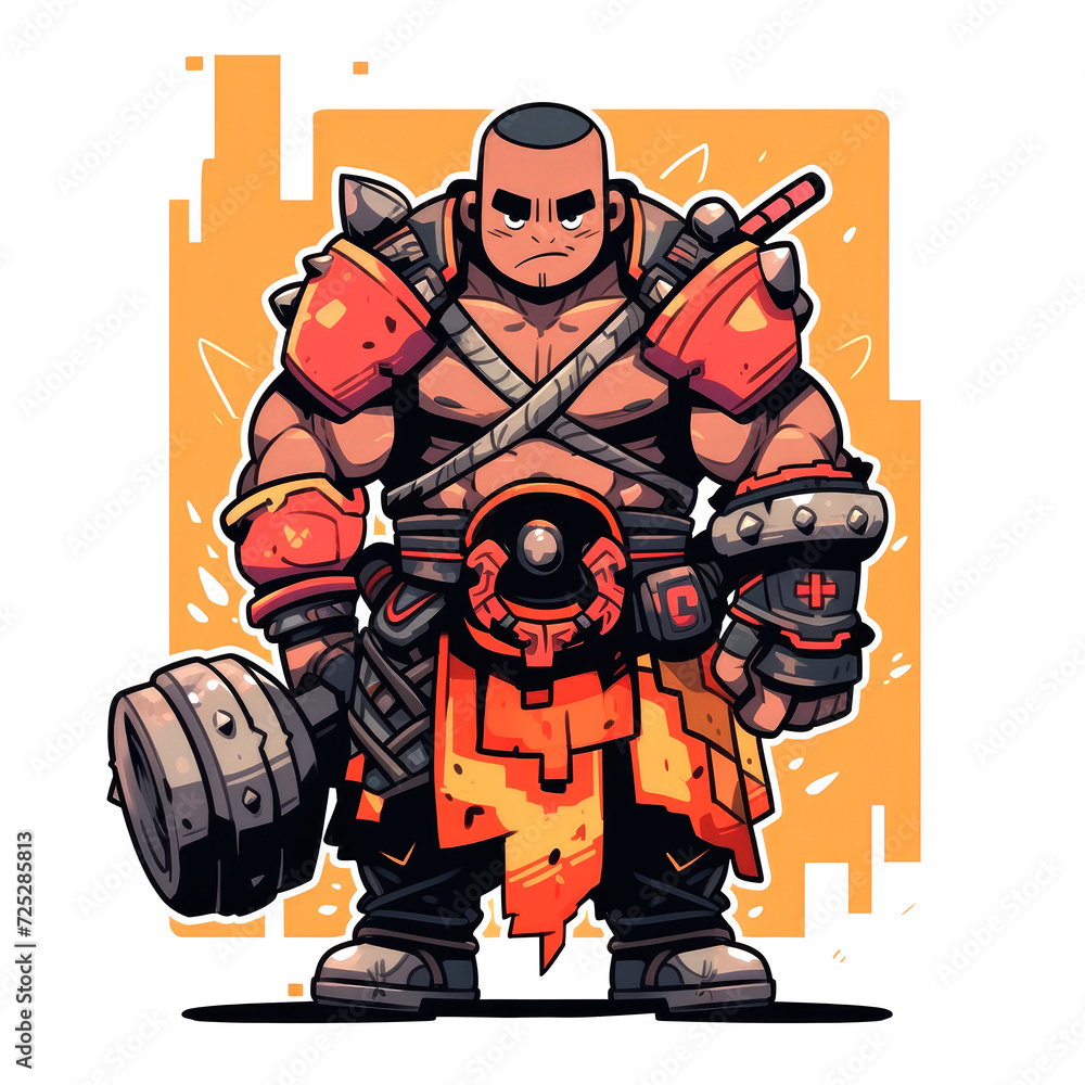 Art Illustration Warrior with Armor and weapon style abstraction, sticker, print t-shirt design PNG transparent Art Illustration Warrior with Armor and weapon style abstraction, sticker, print t-shirt design PNG transparent