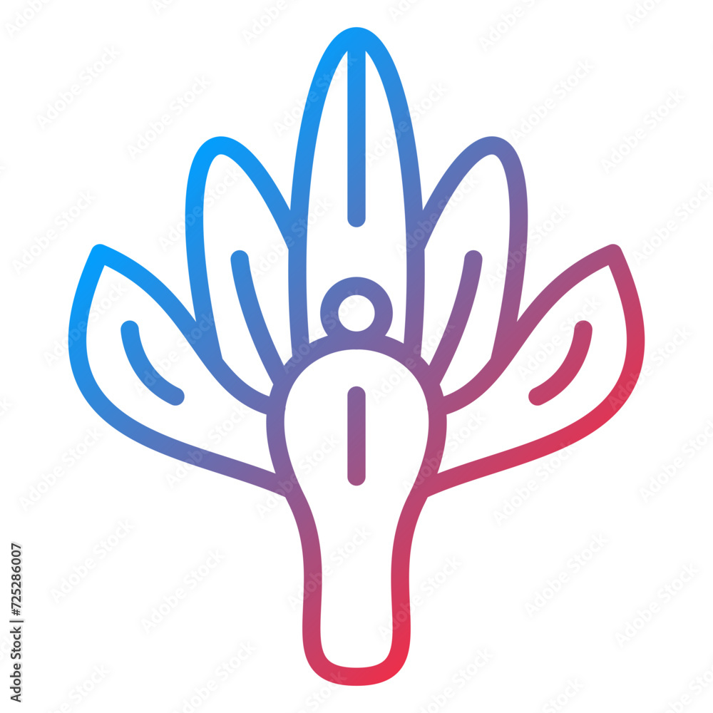 Fototapeta premium Crocus Icon Style