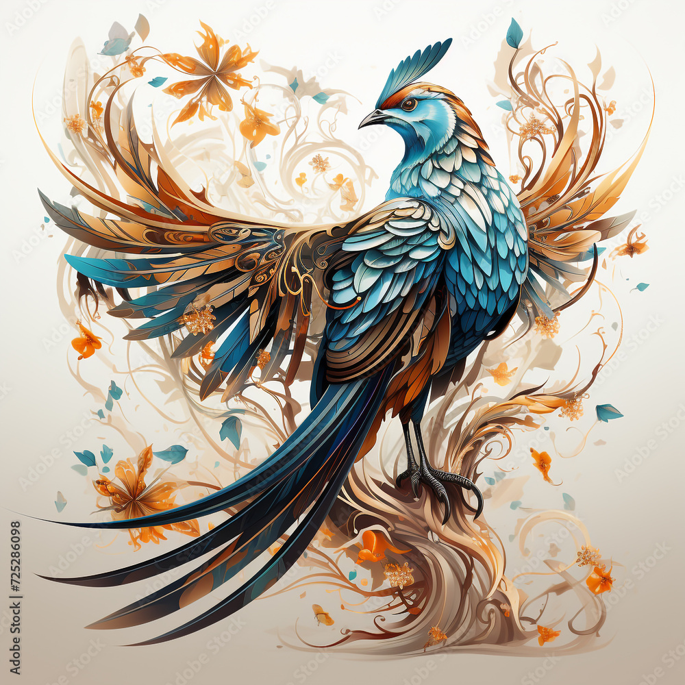 Fototapeta premium Mythological animal full body vector design