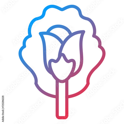Pea Flower Icon Style