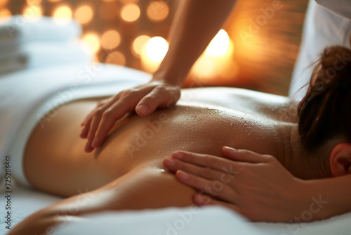 Tranquil Moments, Professional Back Massage in a Peaceful Spa Environment