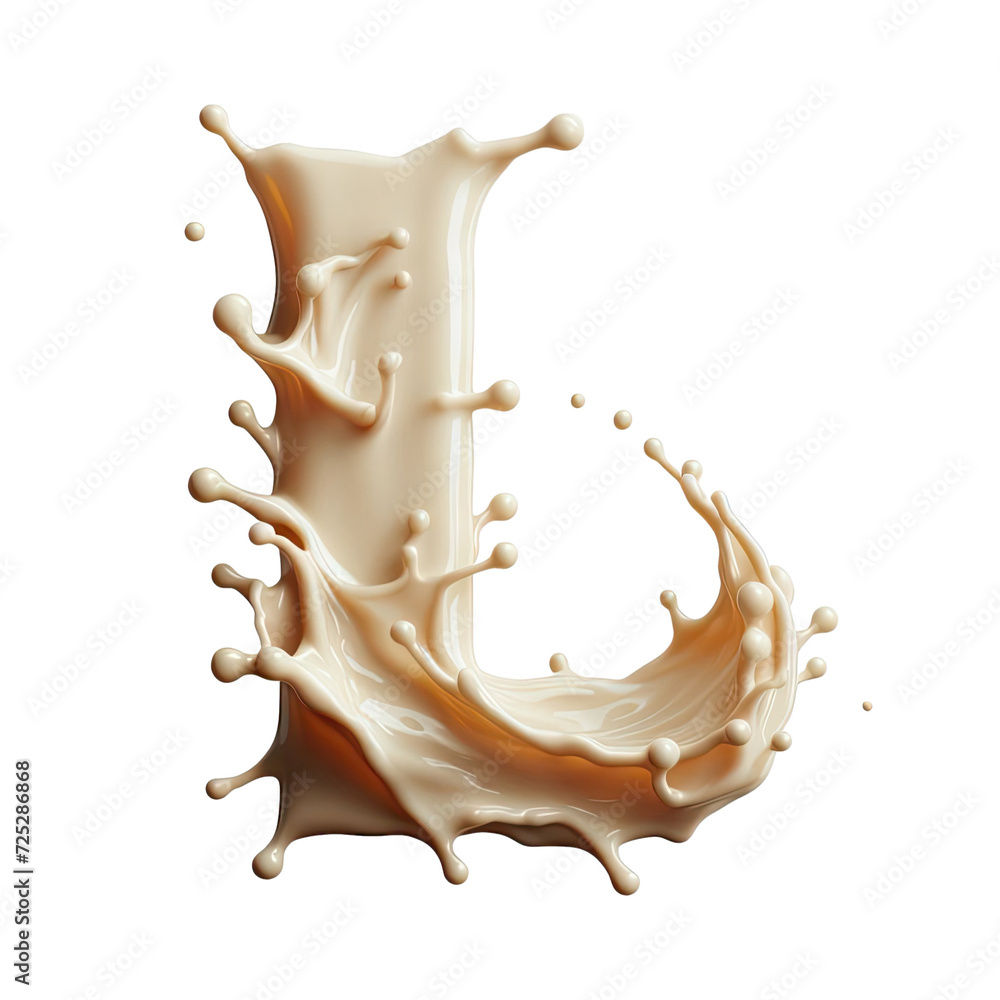 Isolated 3D Letter on a Clear PNG Canvas Generative AI Isolated 3D Letter on a Clear PNG Canvas Generative AI