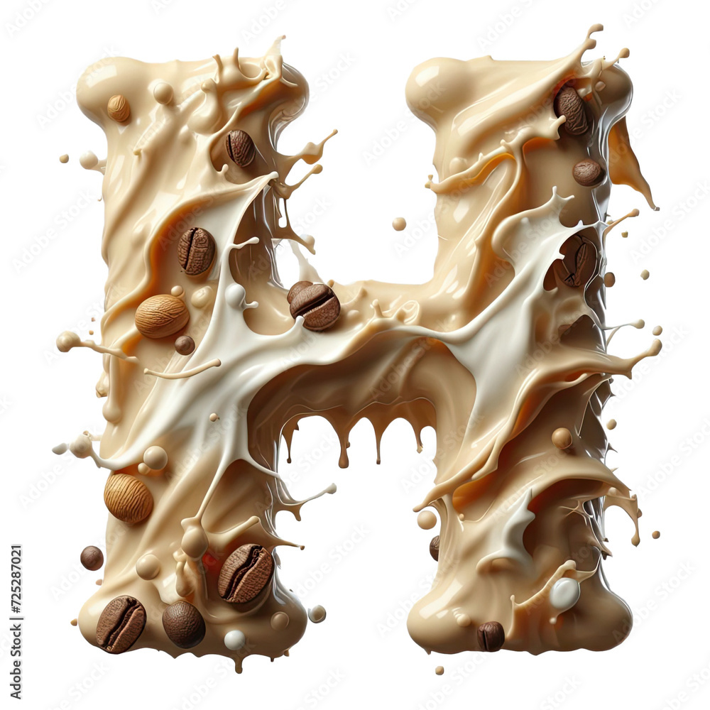 Isolated 3D Letter on a Clear PNG Canvas Generative AI Isolated 3D Letter on a Clear PNG Canvas Generative AI