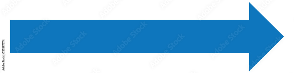Blue arrow to the left / vector, isolated Blue arrow to the left / vector, isolated