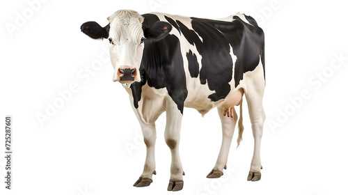 a cow on a transparent background photo