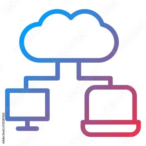 Cloud Storage Icon Style