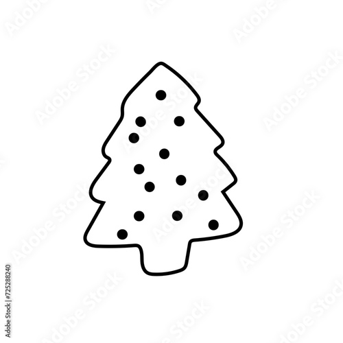 Biscuit en forme de sapin