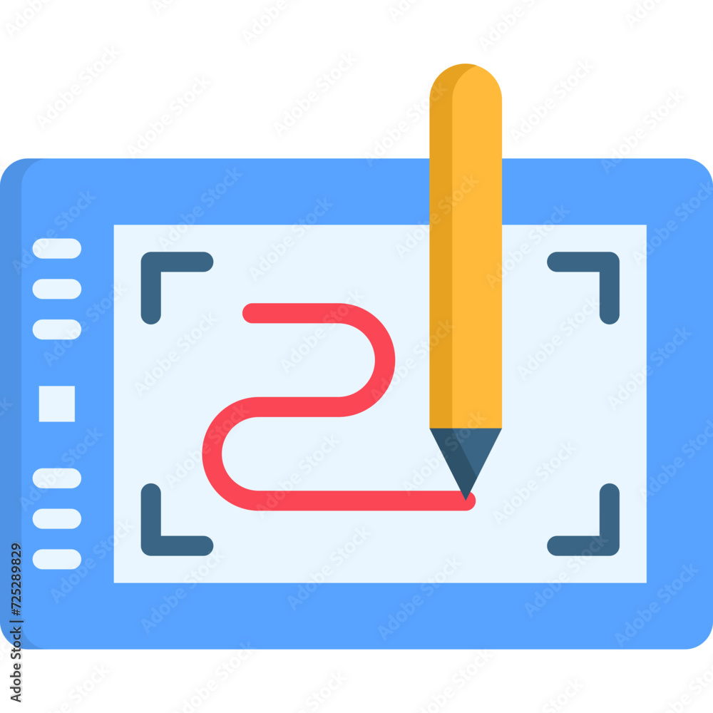 Fototapeta premium Pen Tablet Icon