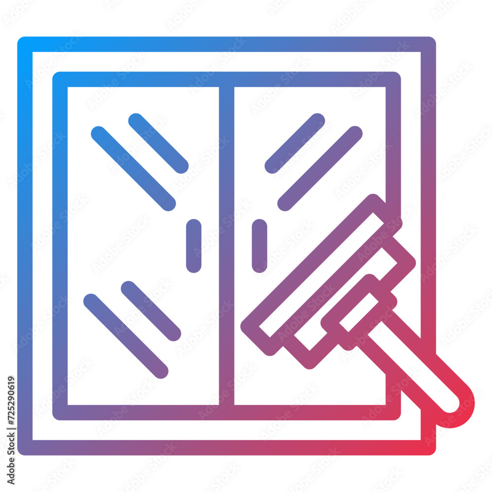 Window Cleaning Icon Style Window Cleaning Icon Style