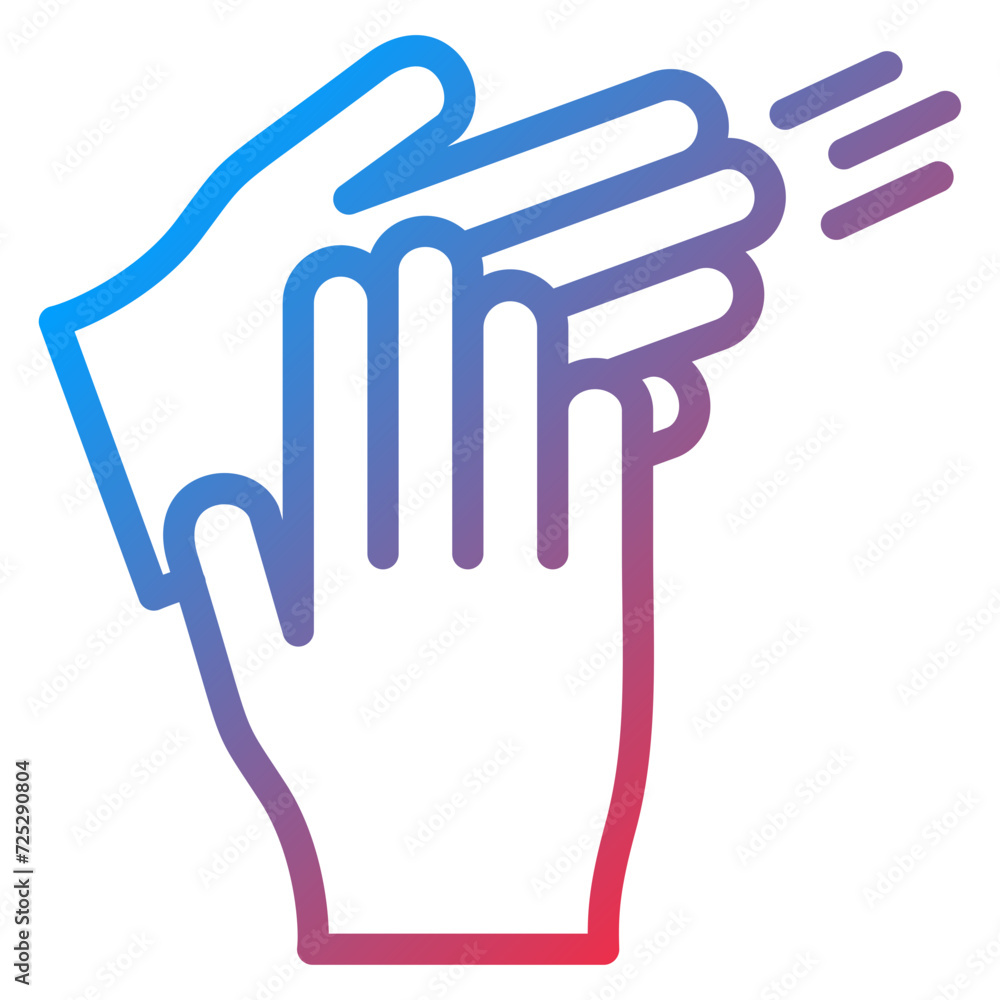 Obraz premium Applaud Icon Style