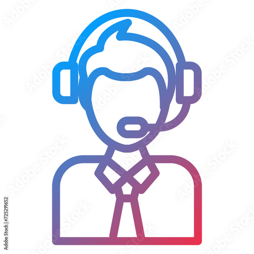 Customer Service Icon Style