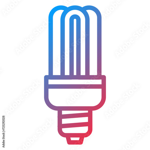 Fluorescent Lamp Icon Style