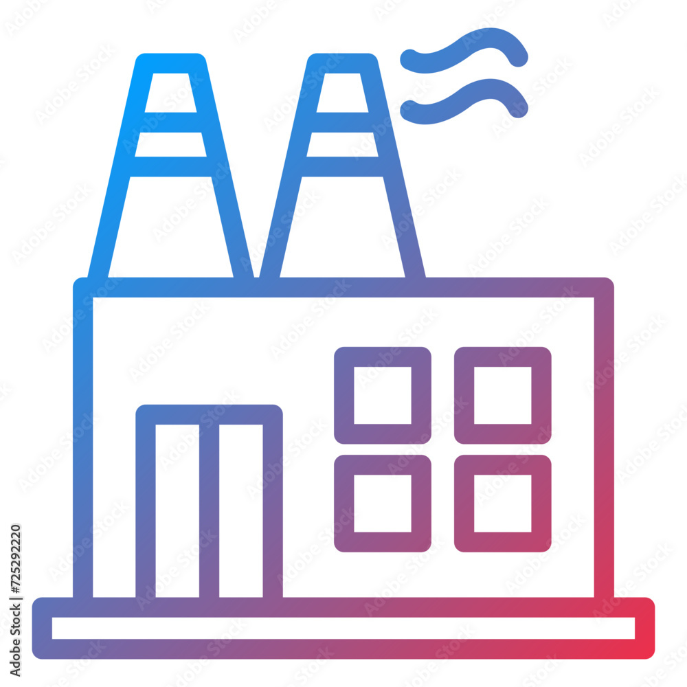 Factory Icon Style Factory Icon Style