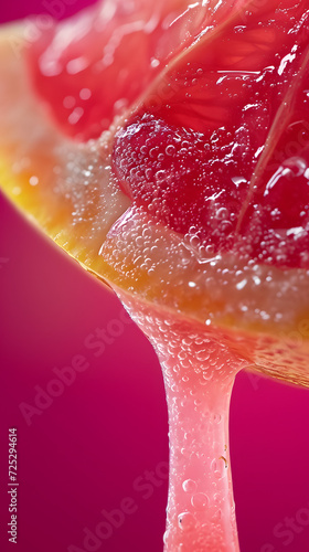 a close-up shot of a grapefruit 