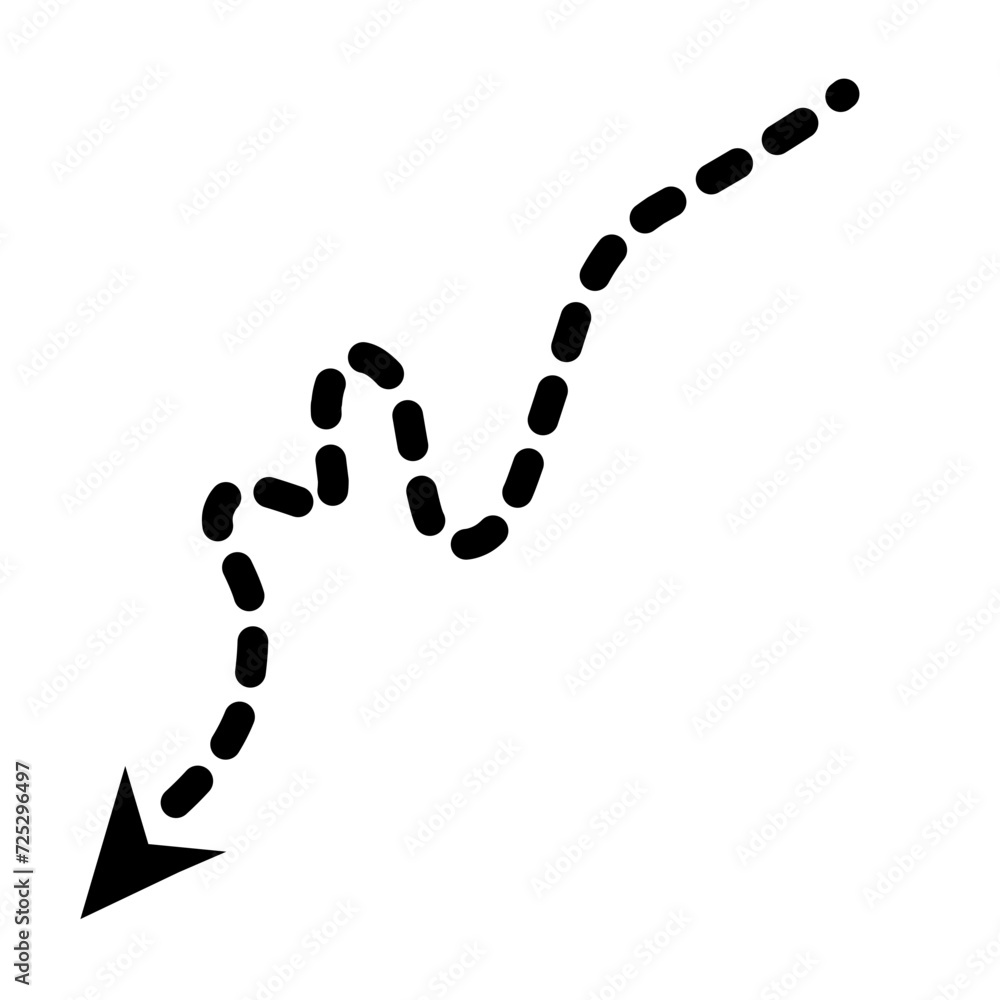 Dotted black Arrow Dotted black Arrow