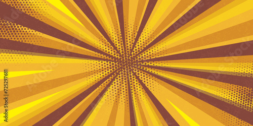Background in pop art style. Abstract rays background. Vector background. © sdmin_d
